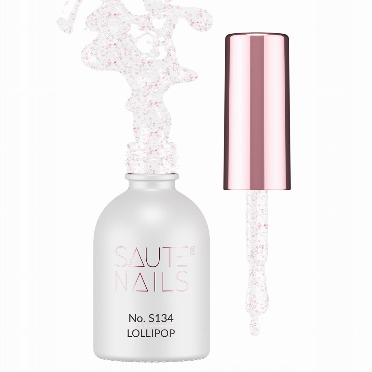  Saute nails hybrid nail polish for nails uv led s161 red lips red 8ml