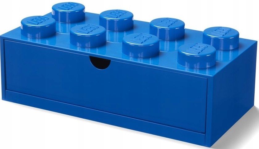  Lego dėtuvė kaladėlė 4 stalčius juodas rašomajam stalui