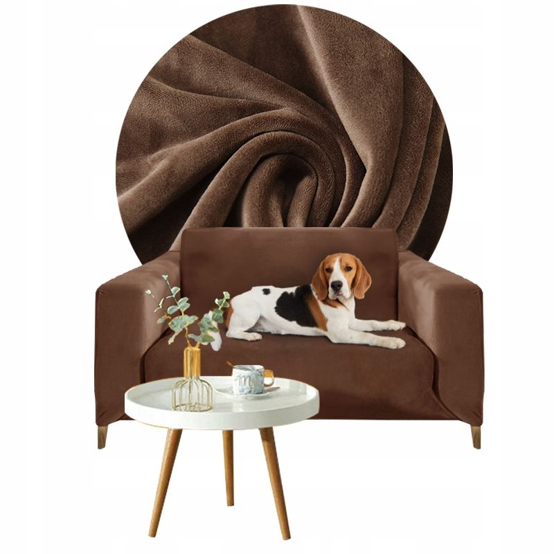  Case for big armchair sofas corner 1 os 90-140cm grey velour gray