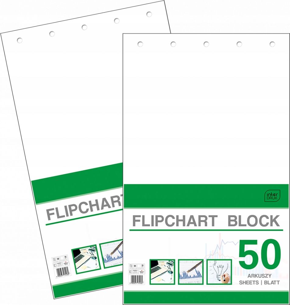  Albumas prezentacinėms lentoms tarpspauda 100-64cm 50 lapų