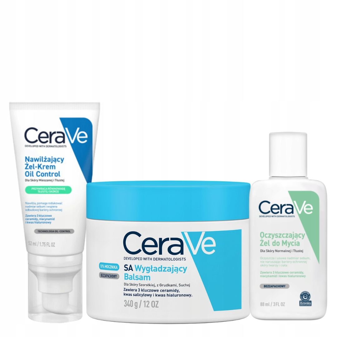  Cerave feuchtigkeitscreme gel-creme oil control + feuchtigkeitscreme gesichts spf 50