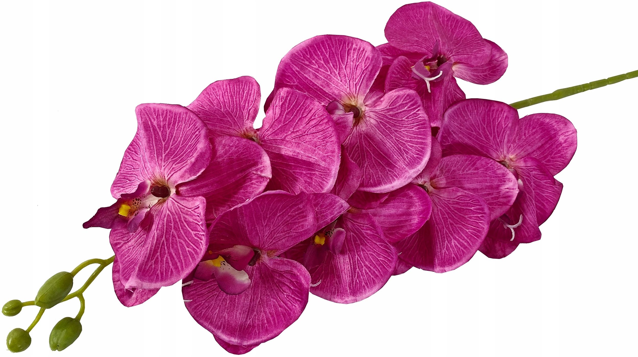  Orchid twig 20 flowers 76 cm rubber