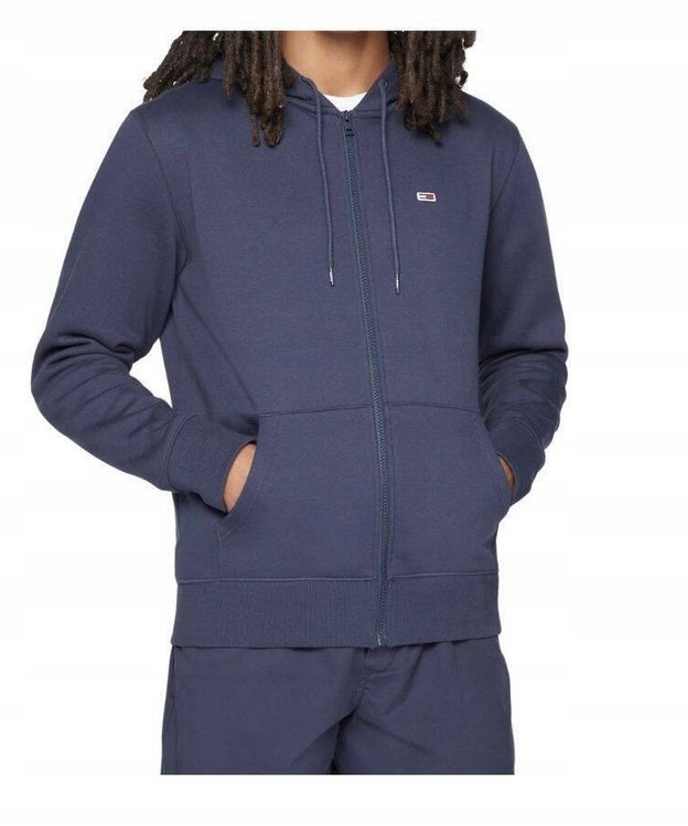 Sveter tommy jeans dm0dm09592 038 grey kapucňa veľkosť l szara