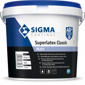  Latexová farba odolný voči škvrnám sigma mat 10l ln