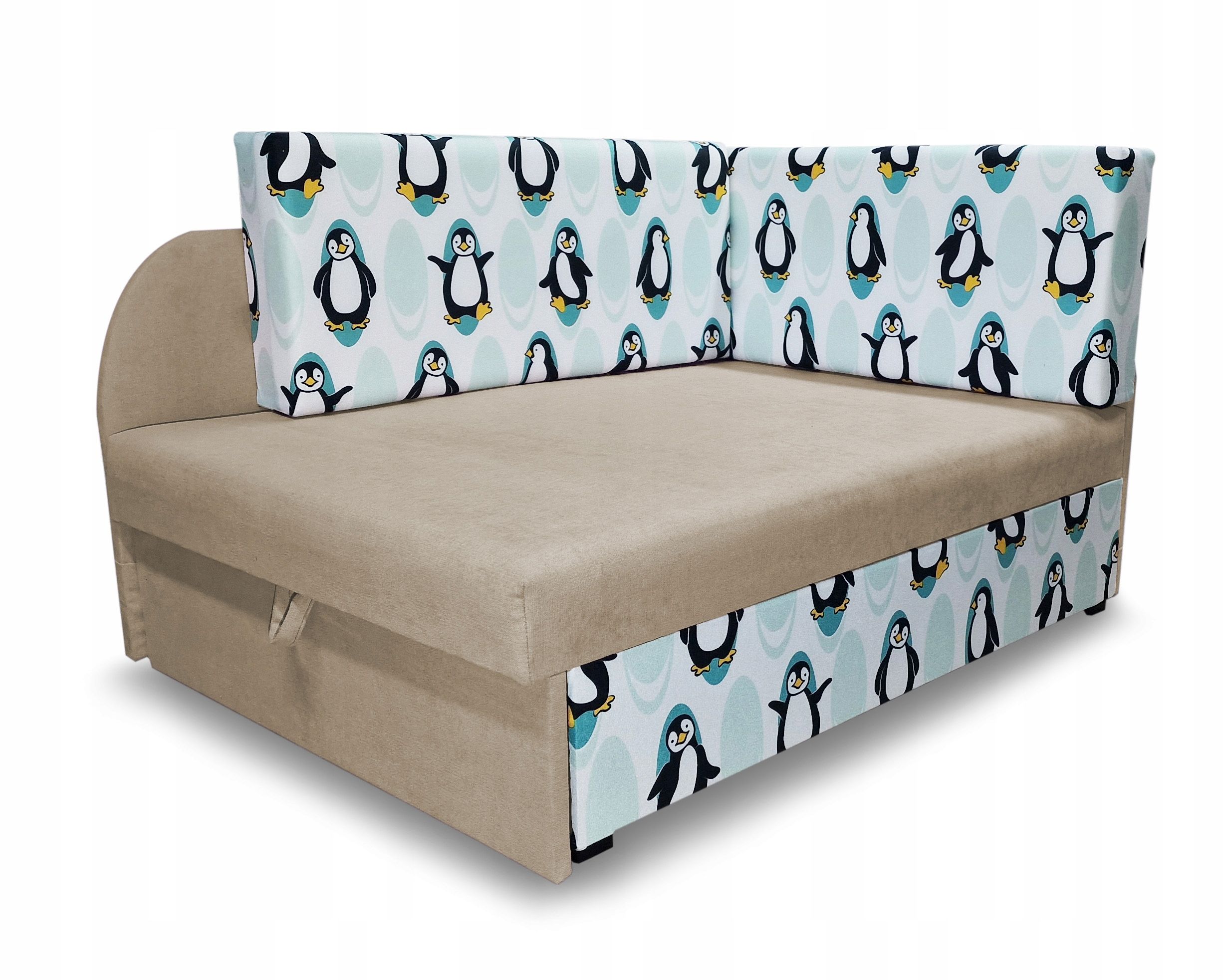  Children&#39;s bed angular - foldable with regulation length, corner winnie the pooh
