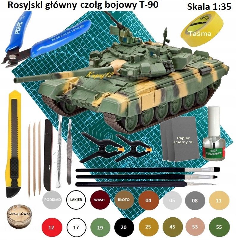  Modell panzer panther panzer panther a + acrylfarben für modelle +....