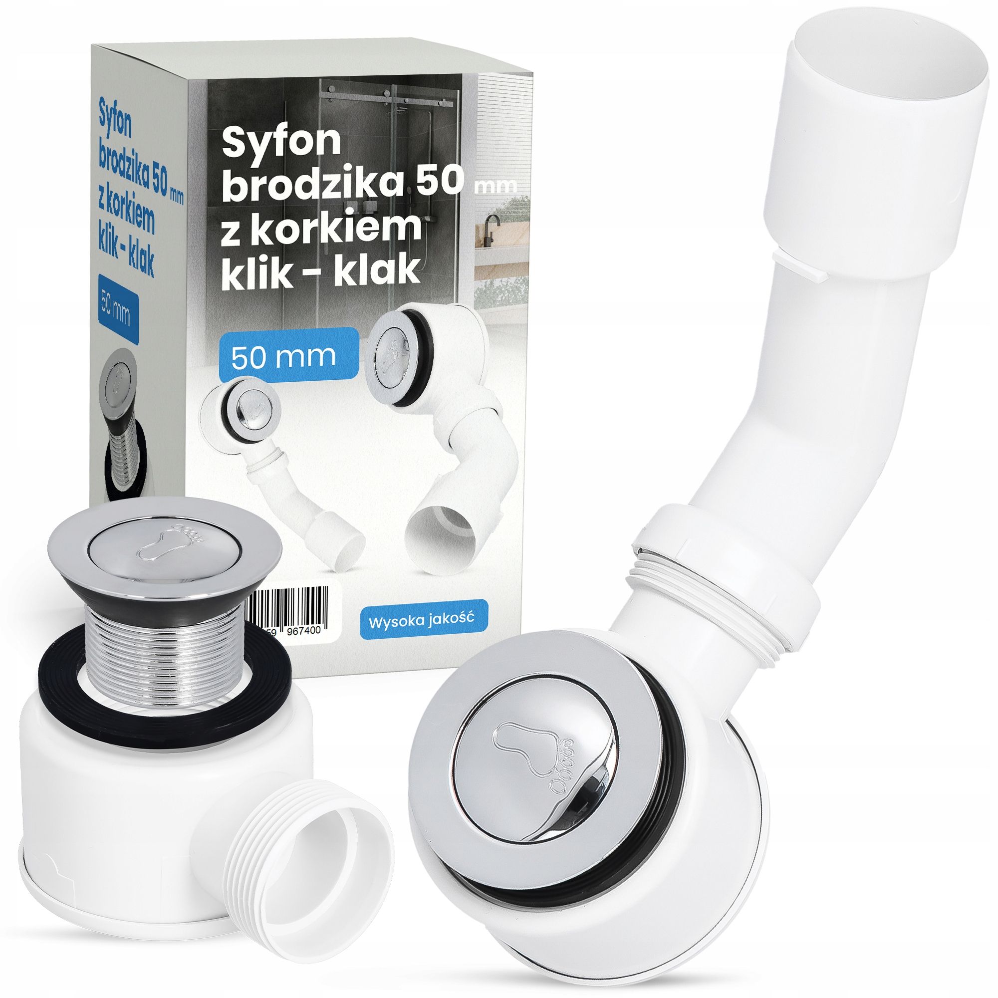  Sifon dřezy jednokomorowego 50 mm kuchyně flexibilní únik objednávka sit w2