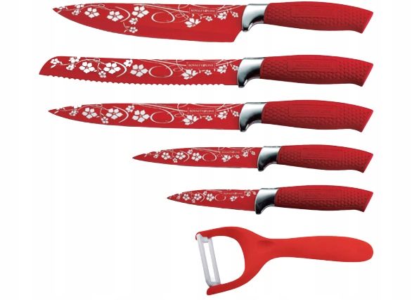  5 osa komplekt noad sinine