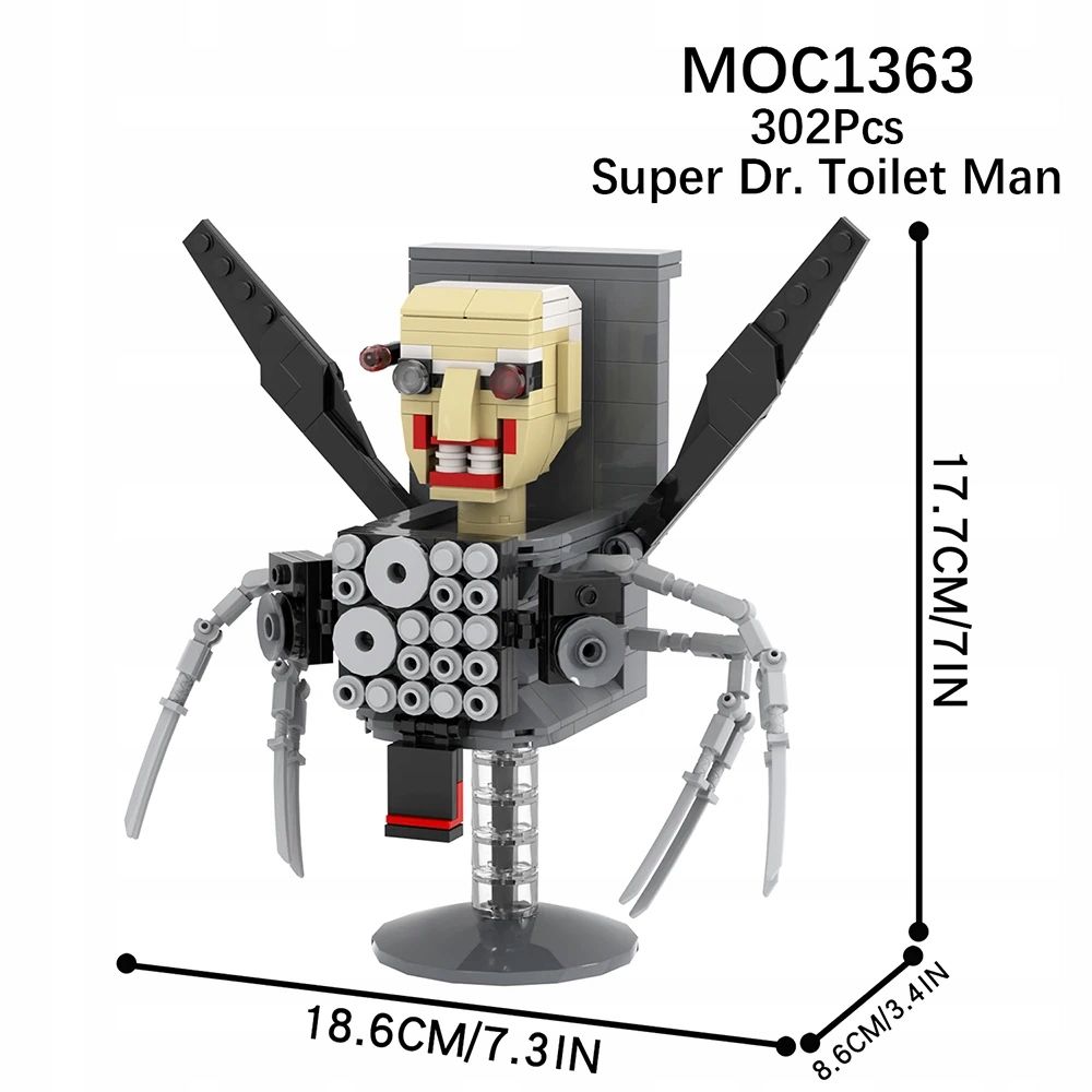  Mooxi skibidi toilet set macht bricks game großartig titan corps vs monitor man a