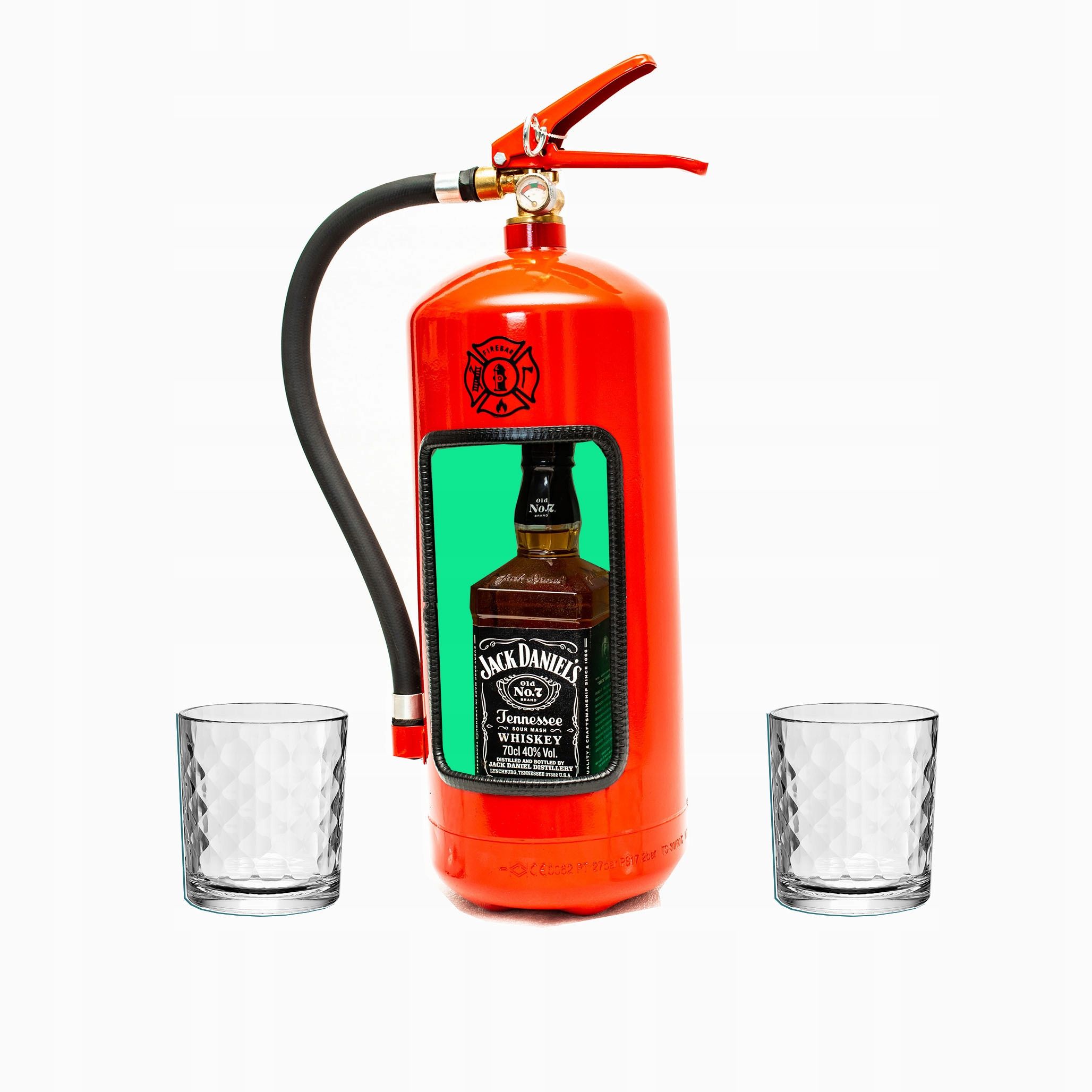  Ugunsdzēšamais aparāts bārs uzglabāšanas kaste par alkoholu dāvana gravēšana kulons