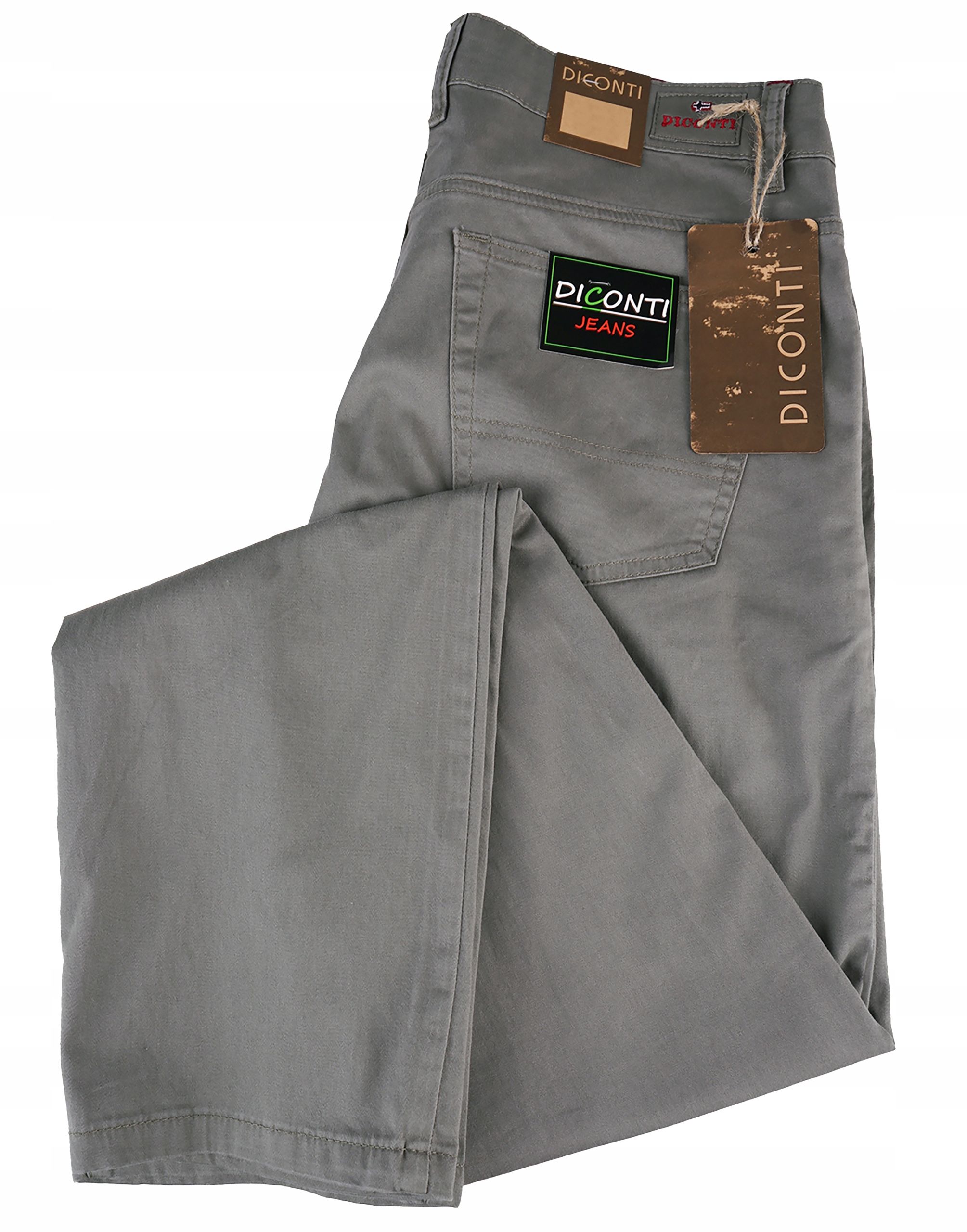  Pánské kalhoty bavlna šedá džínovina sarol jeans w48 l30 pás 124-128 cm