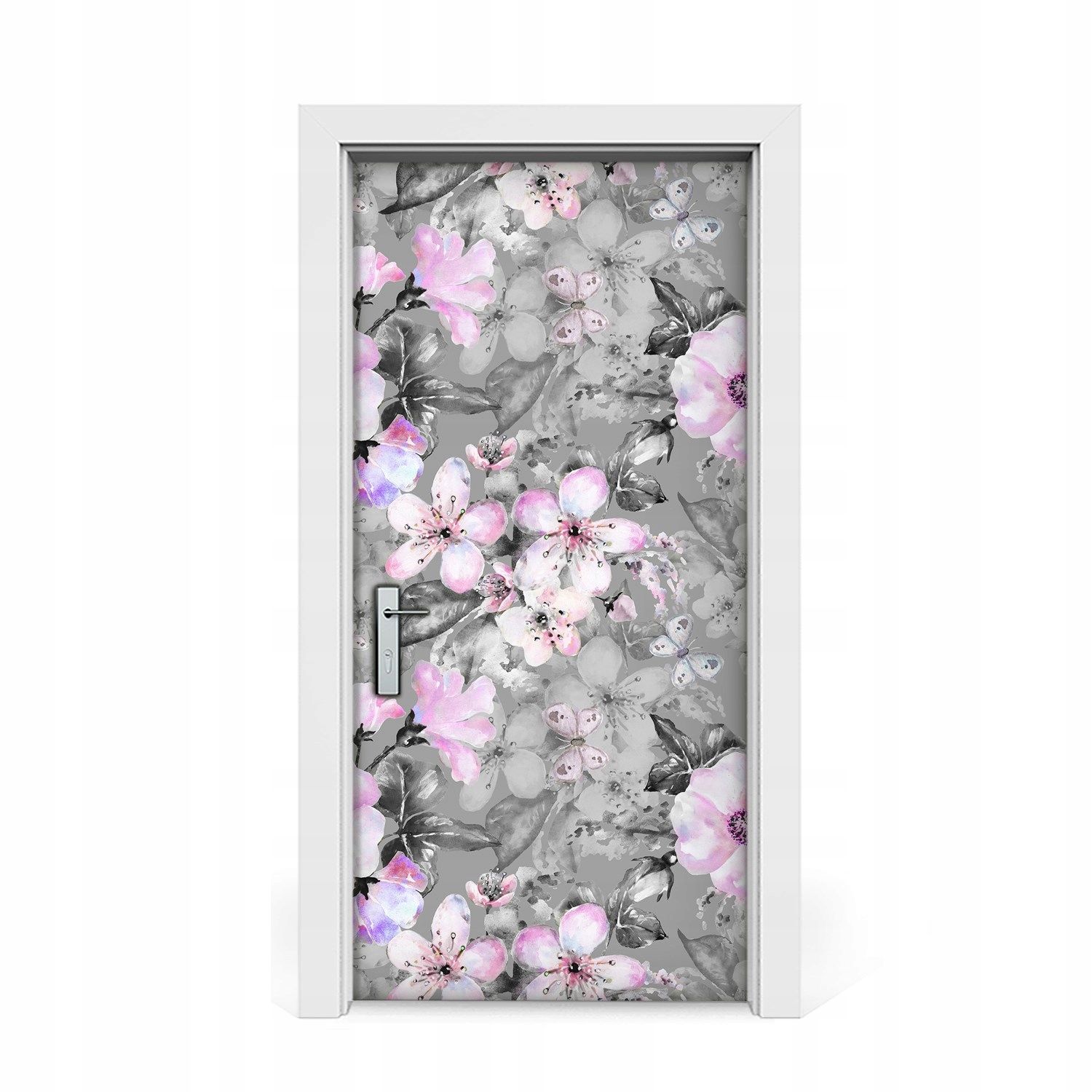  Photo wallpapers on the door banana leaves 95x205