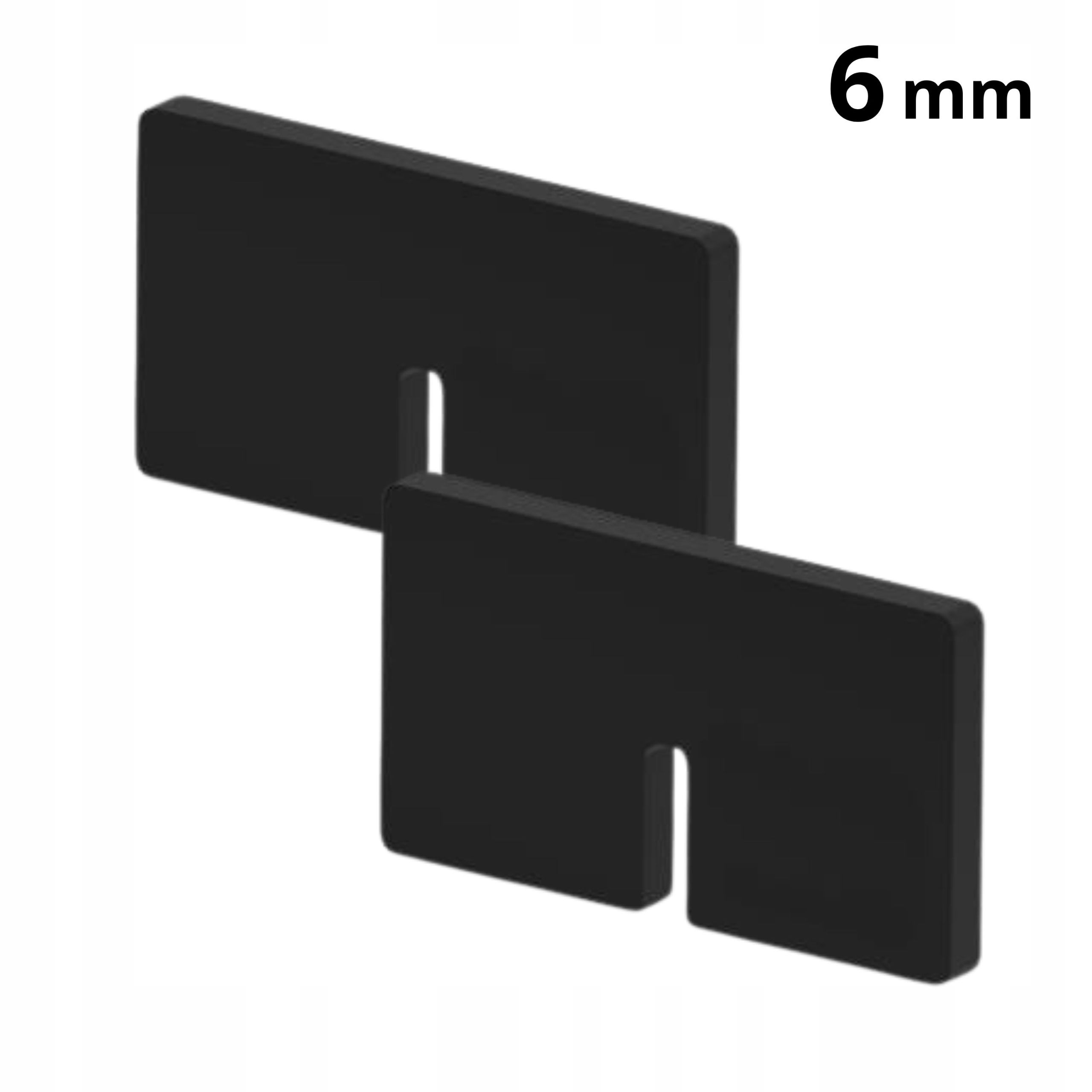  Dichtungen inhaber für glas 45x45 gummibänder 6,76 mm - 2 pcs.