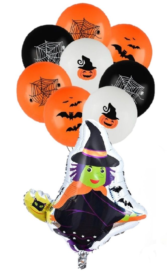  Balloons balloon set decorations decorations halloween skeleton whip 38pcs.
