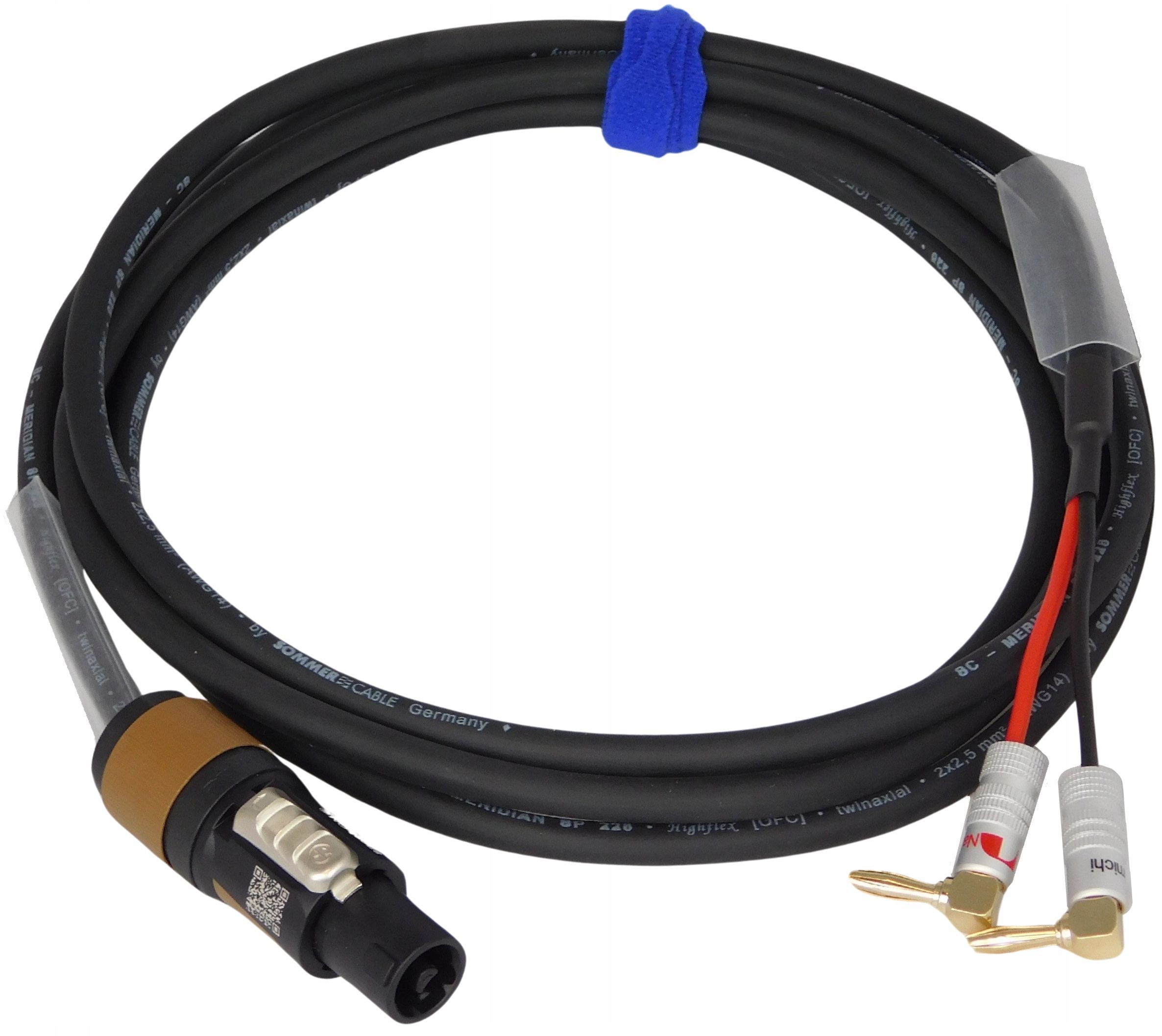  Sommer meridian lautsprecherkabel 2x2,5 banane neutrik speakon 15m