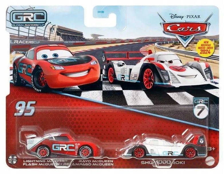  Ramone román + flo lola chladič hora mattel cars auta 1:55 2 ks.