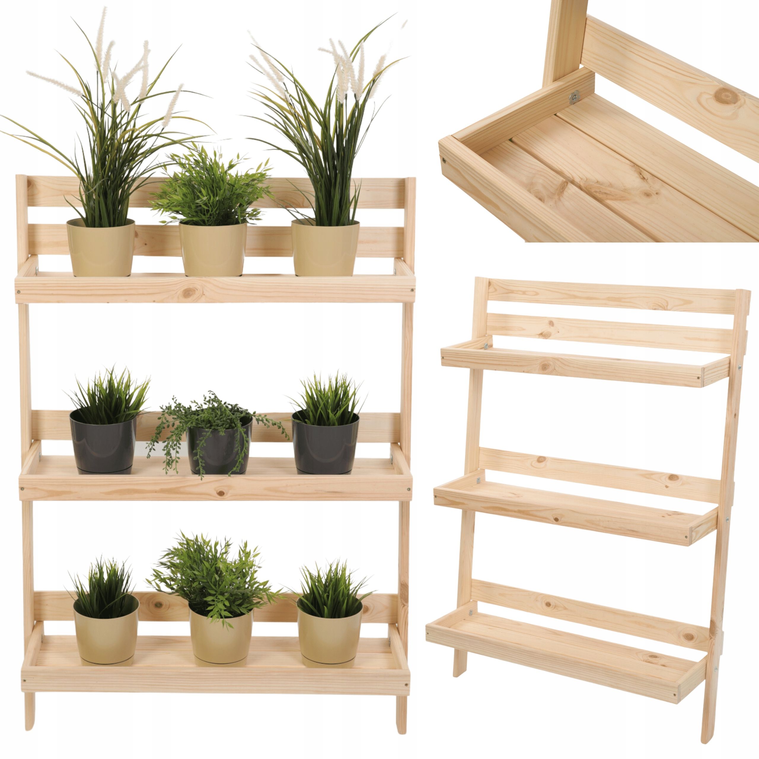  Flower stand opierany ø walls flower stand shelf for plants 145x77cm eco
