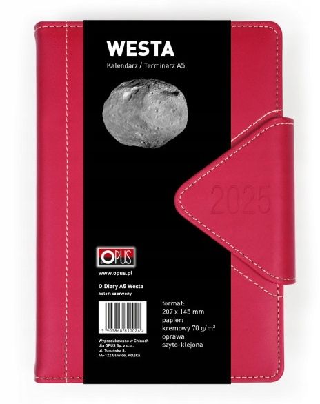  2025 kalendorius darbo kalendorius a5 dienos westa su užsegimu magnetinio