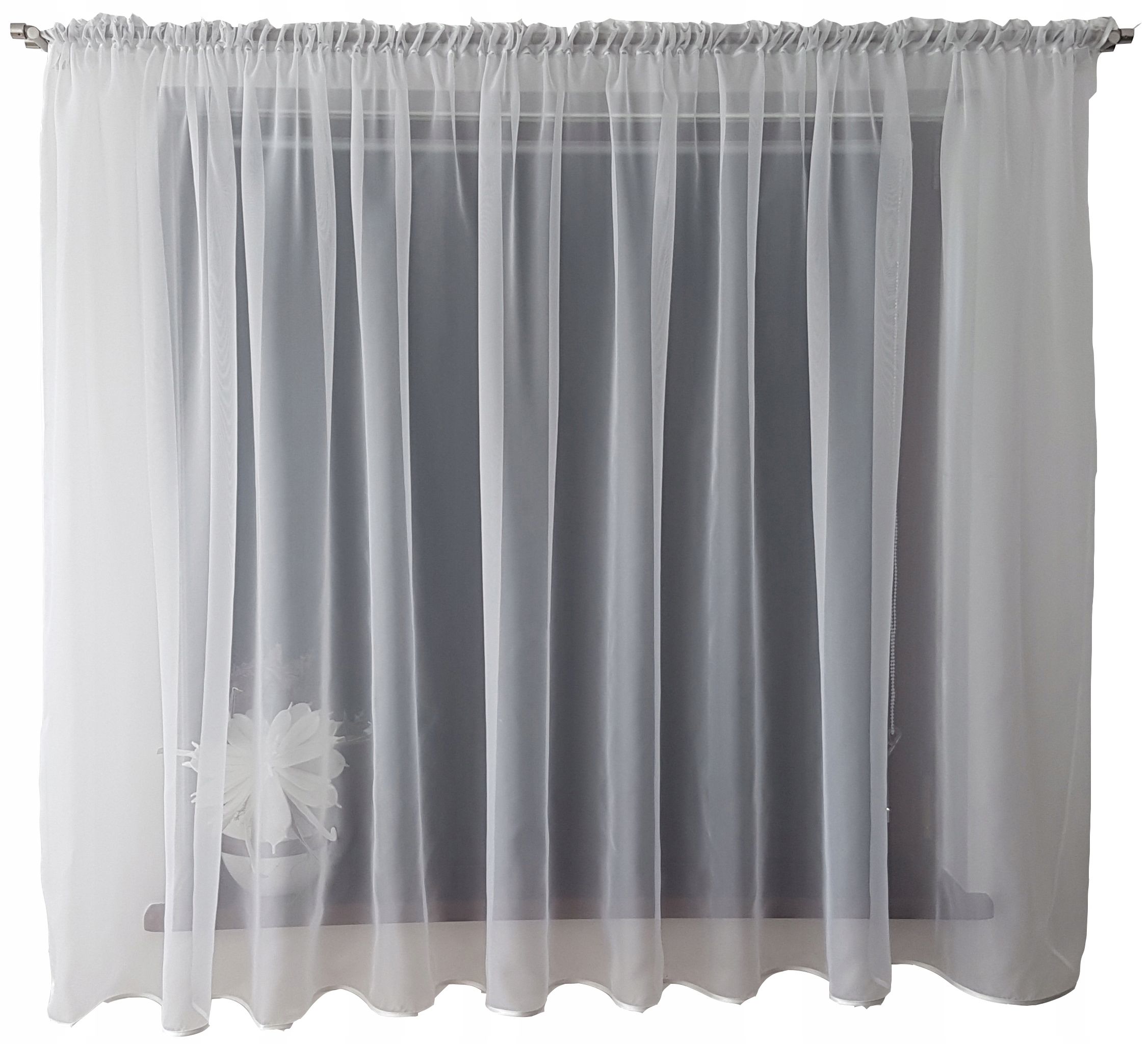  Užuolaida užuolaida stačiai žakardas baltas 250x250 cm
