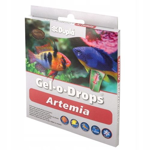  Dupla gel-o-drops artemia micro pārtika želejā zivīm 12 x 2g