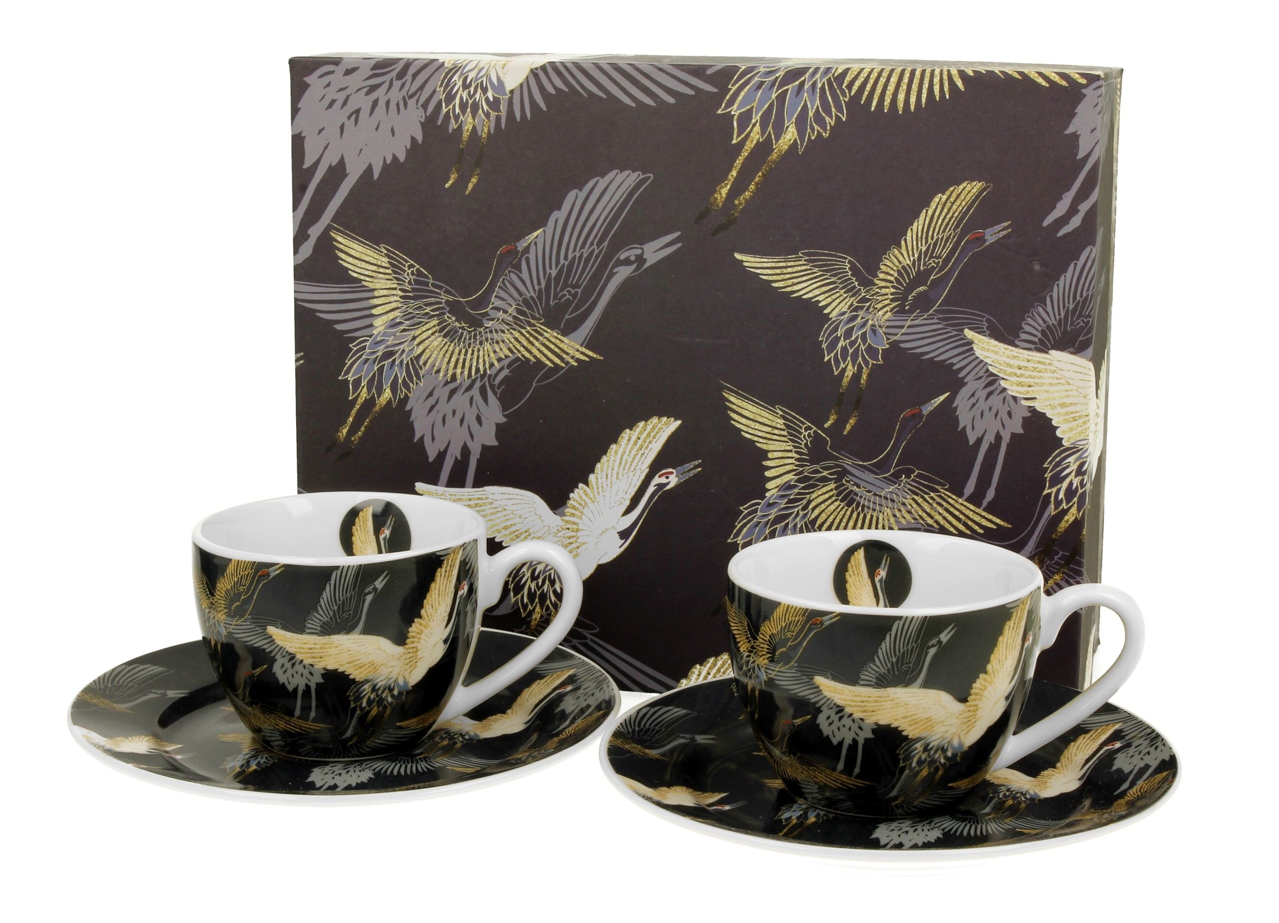  2 cups espresso with saucers safa