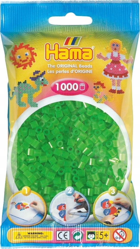  Hama 207-103 - svetlo žltý - 1000 korálky midi - krk