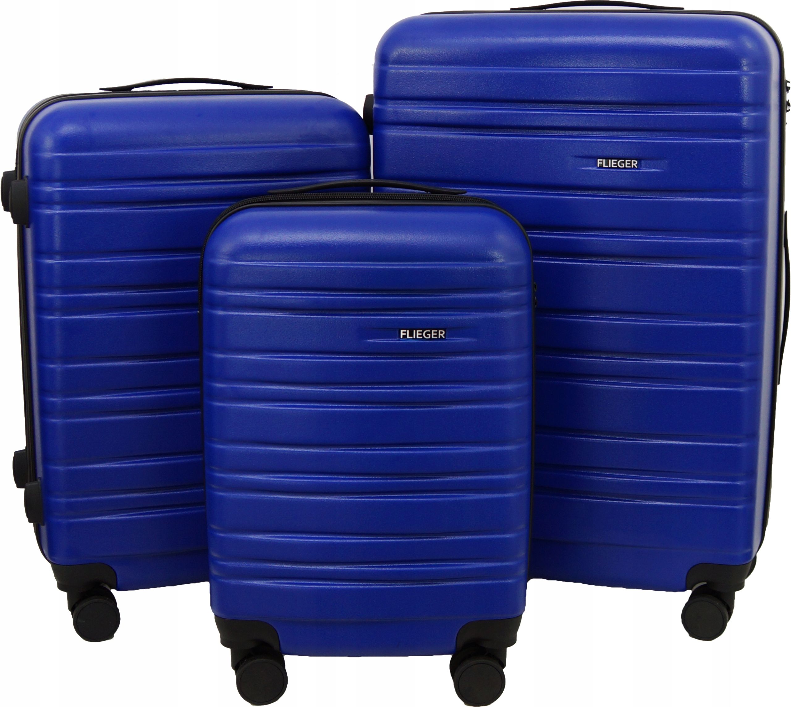  Reisekoffer garnitur koffer 3in1 gravitt 8844 polycarbonat hart