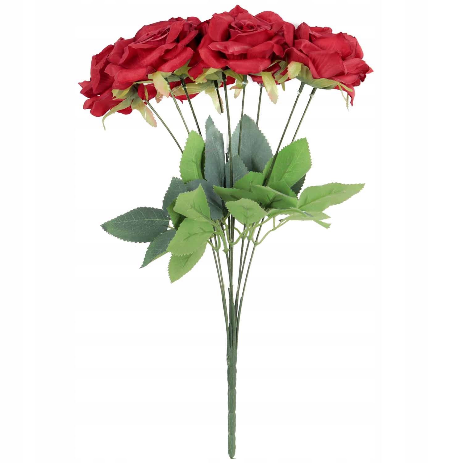  Kytice 9 veľkosť 48 cm ružový umelé kvety roze ako nažive do vázy
