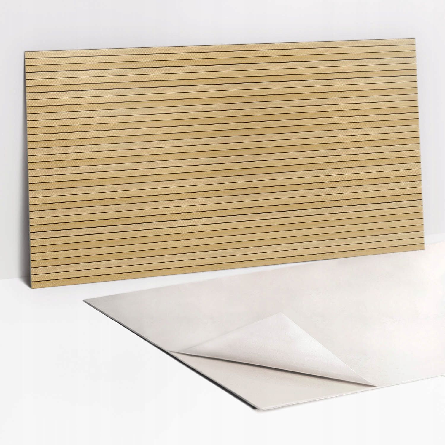  Lipīga plāksne pvc uz sienas, stāvs moderns moderns rindas 100x50 cm