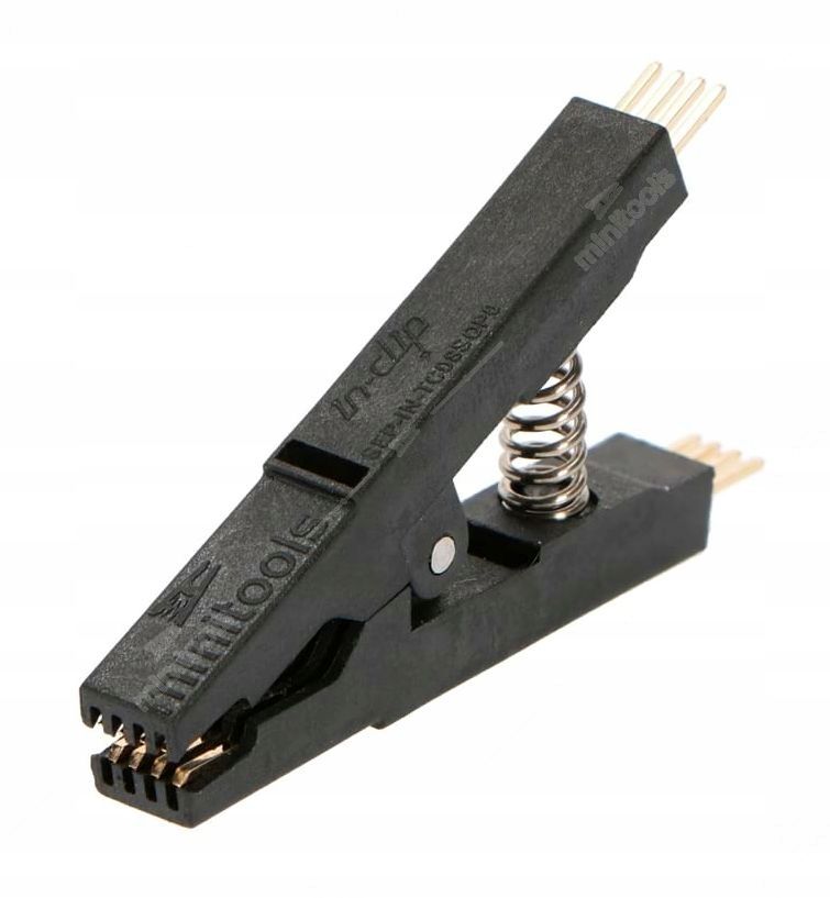  Spaustukas bandymo soic 8-pin r=1,27mm su kabeliu i ad