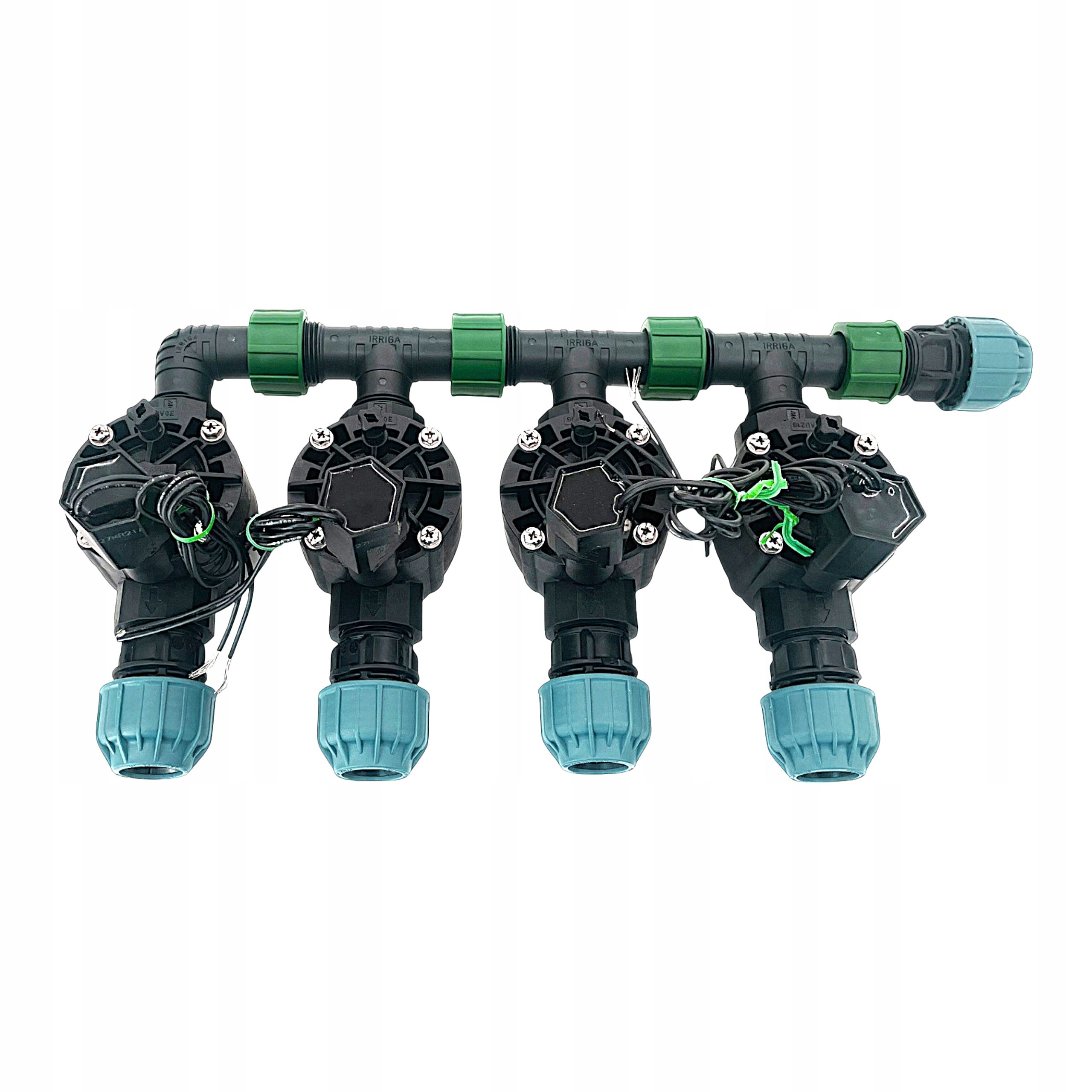  Set automatic irrigation garden 4 sections 12 sprinklers + box