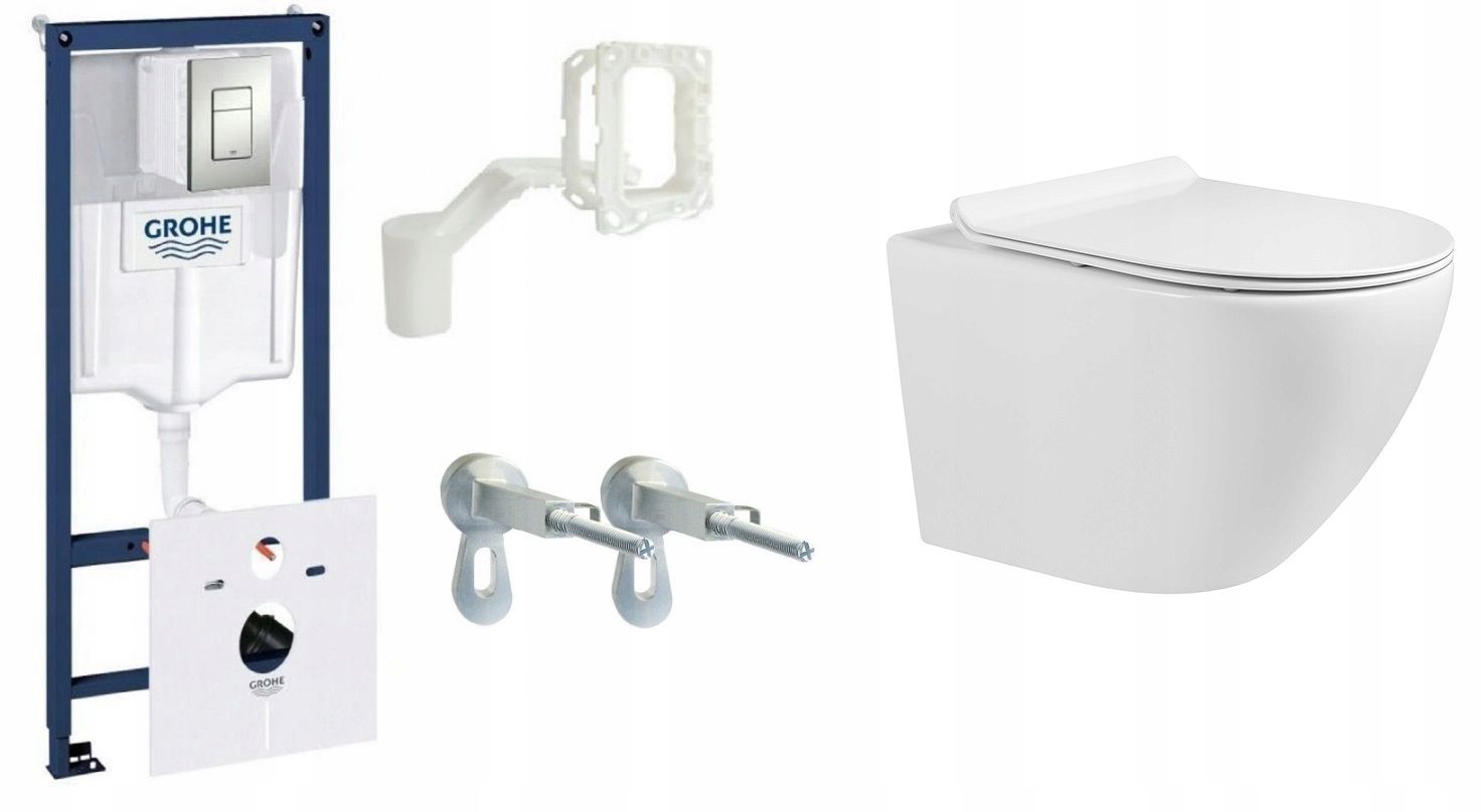  Wc rāmja komplekts geberit + atslēga + tualetes pods melns matēts + dēlis w/o+fresh