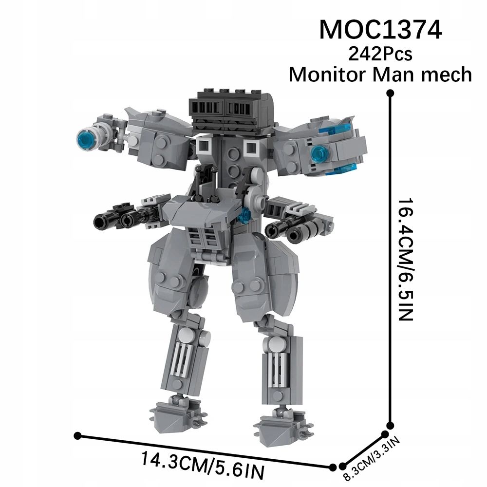  Mooxi skibidi toilet set macht bricks game großartig titan corps vs monitor man a