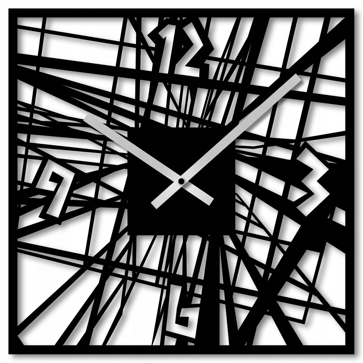  Wall clock 60 cm clock on the wall big clock openwork classic big numbers