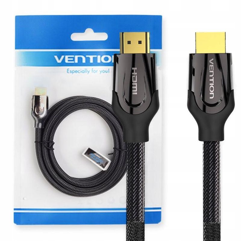  Vention thin wire cable 5mm hdmi - hdmi hd 4k 60hz 18gbps hdr tv 3m