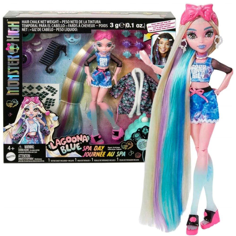  Monster high straszyskrety panenka veus mcflytrap šatník 125 formace
