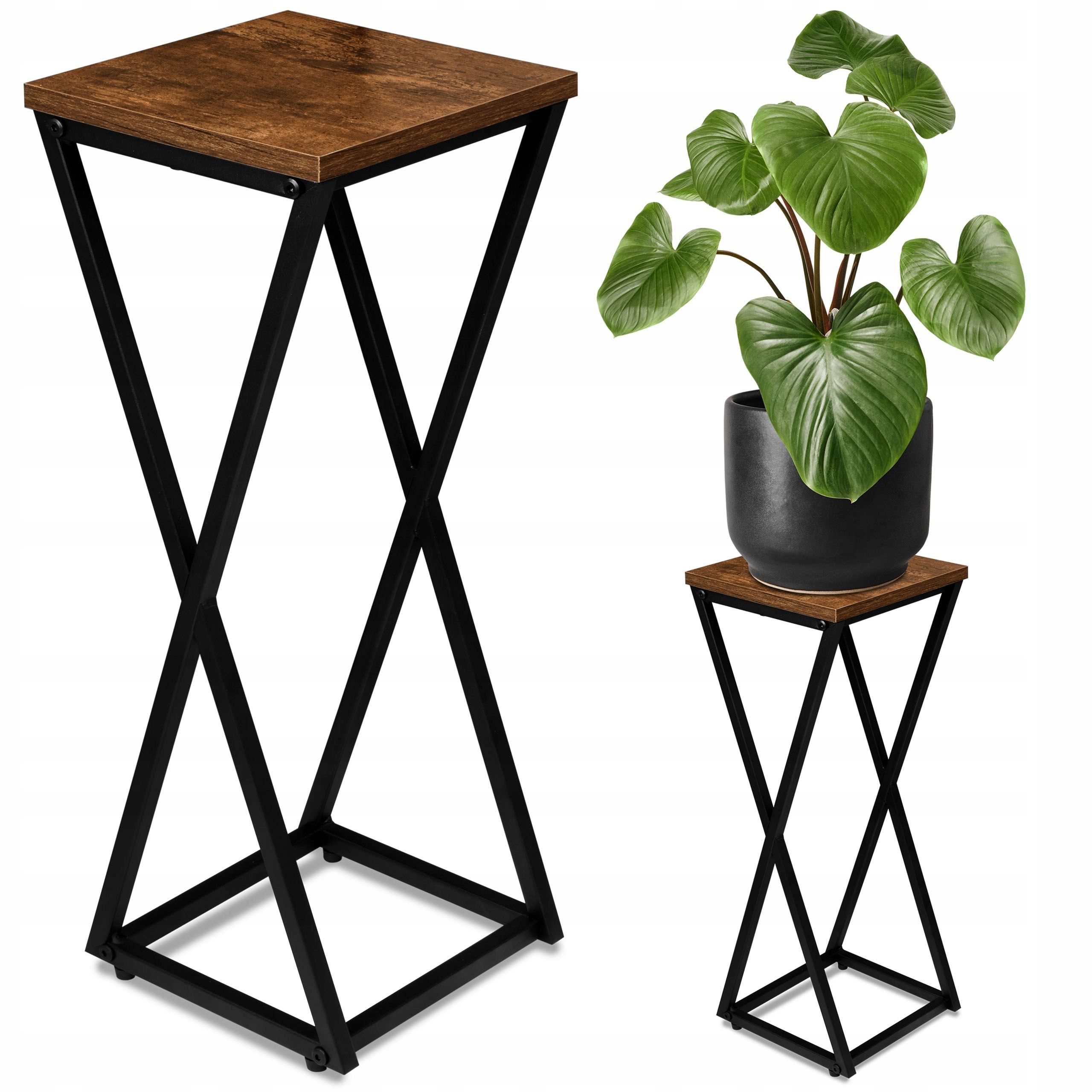  Stovas gėlėms stovintis lentynėlė industrial gėlių stovas metalinis kaimiško stiliaus lofto stiliaus
