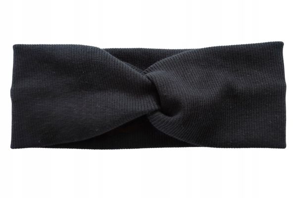  Armband interwoven twist by lines black color 48-58 cm