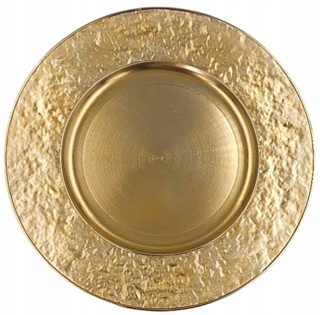  Decorative plate podstwka plastic under the plate gold o33 kp0647a