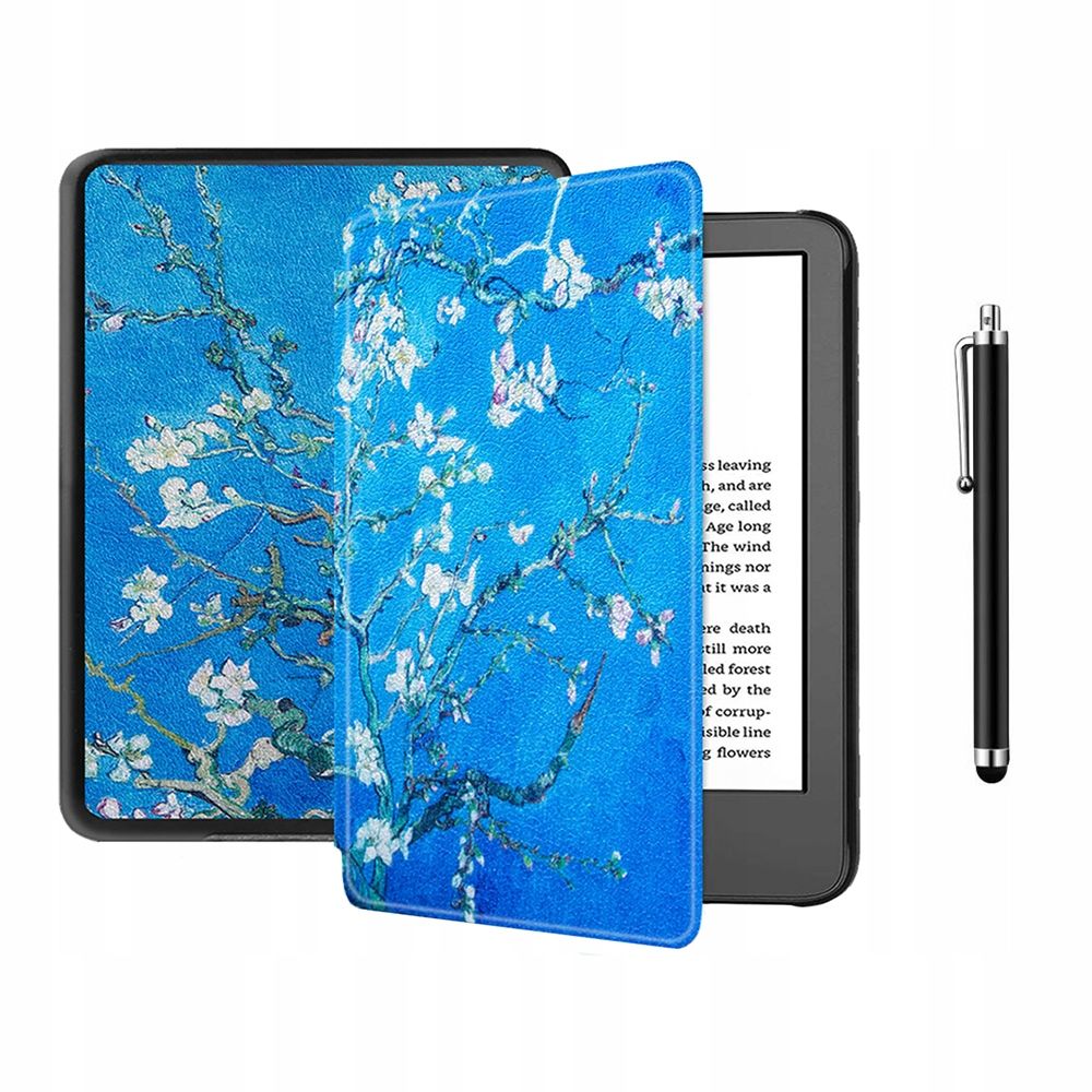  Smart dėklas cover grafika į kindle 11 6" 2022 / 2024 + tušinukas
