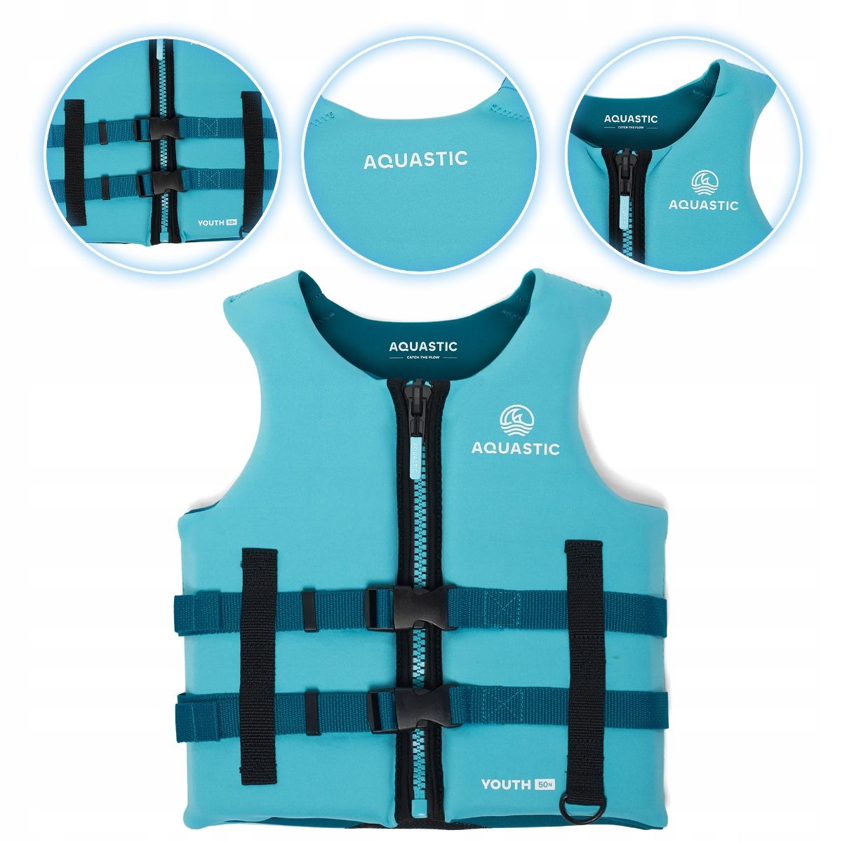  Apsauginė liemenė vaikiška liemenė 116cm aquastic youth 50n