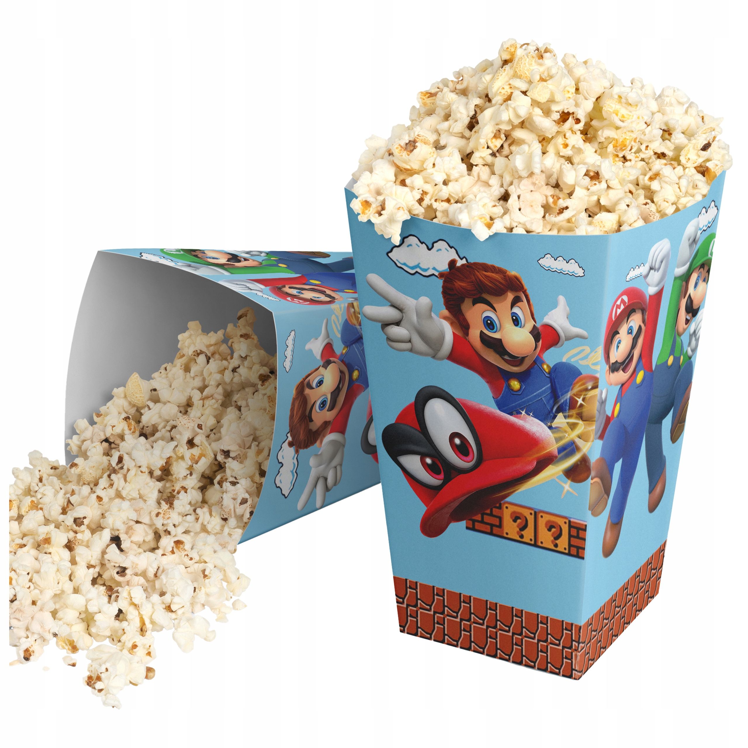  Popcorn boxes snacks football football footballer birthday 4pcs