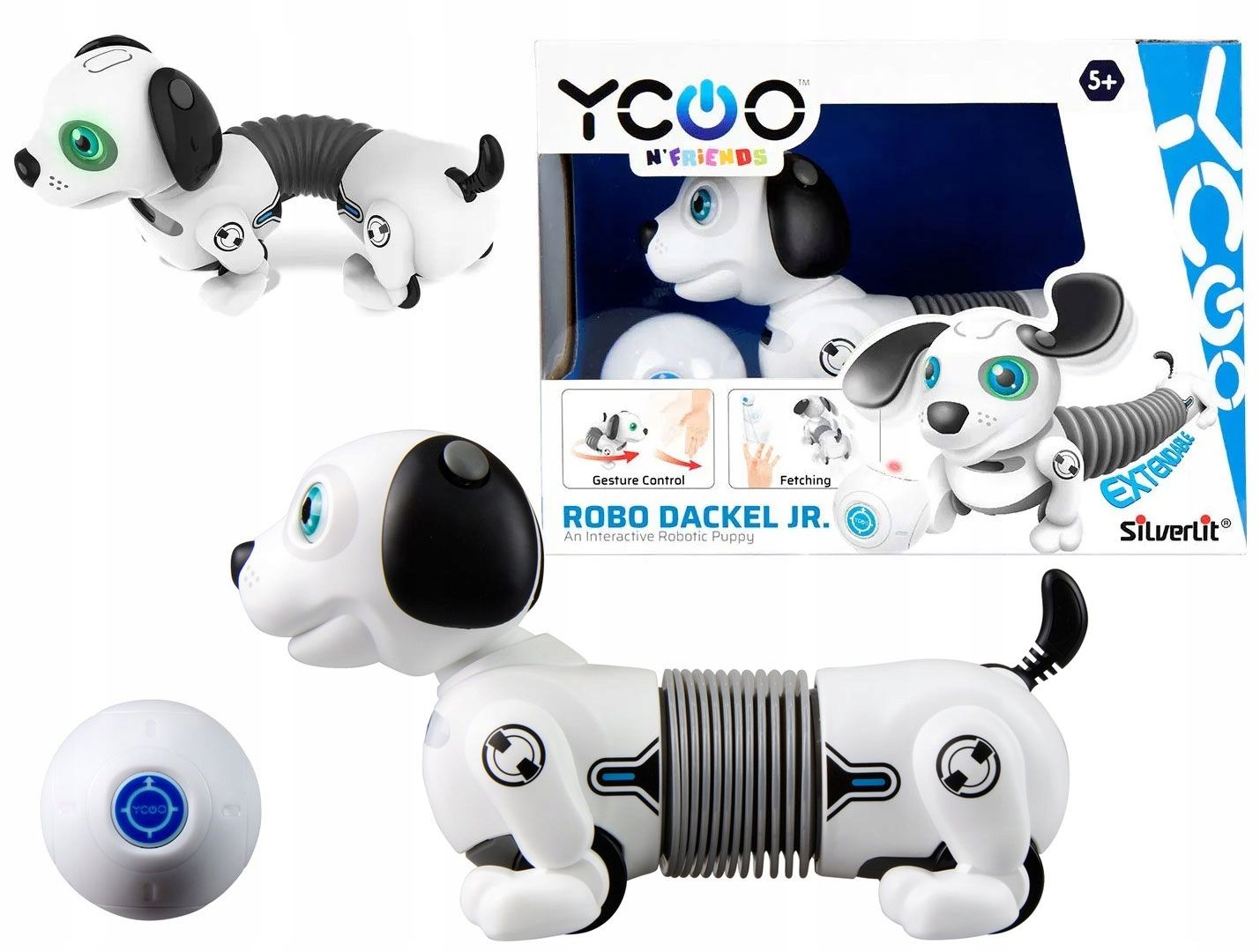  Silverlit robo dackel nuotoliniu būdu valdomas robotas šuo jutiklis liesti gestu