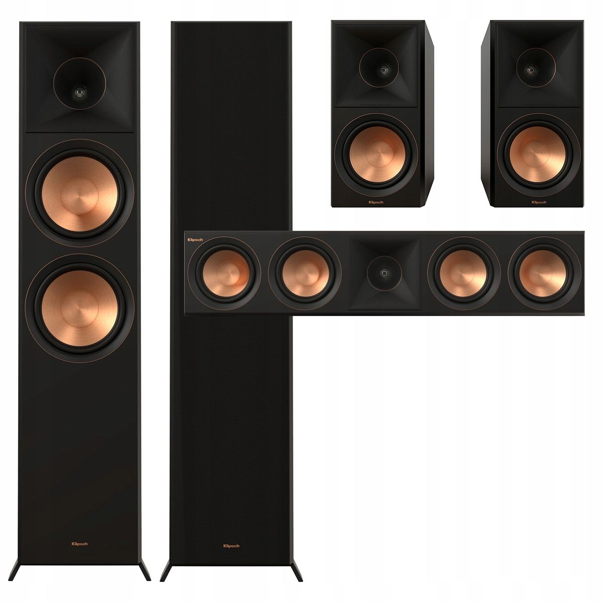  Klipsch rp-8000f ii + cs-18c + rp-504c + 500sa + rp-1200sw množina kiná 7.1