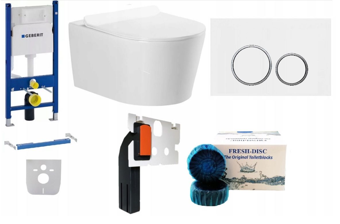  Wc rāmja komplekts geberit + atslēga + tualetes pods melns matēts + dēlis w/o+fresh