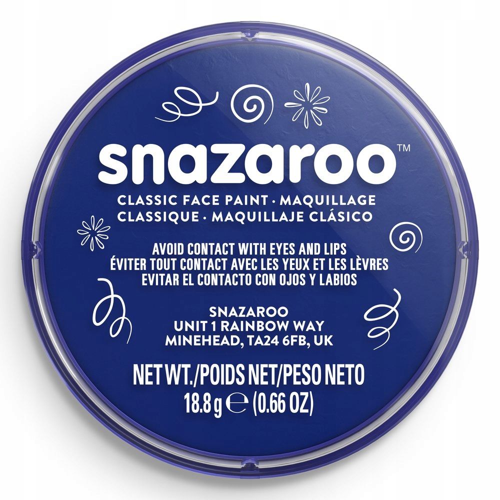  Soubor 8barvy x 18ml malovat pro malování na obličej malovat 1172039 malovat snazaroo