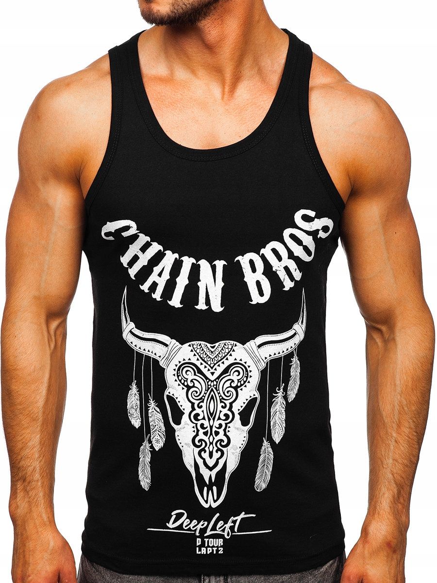  T-särk tank top meessoost valge 14854 rozmiar_2xl