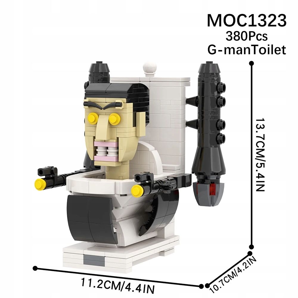  Mooxi skibidi toilet set macht bricks game großartig titan corps vs monitor man a