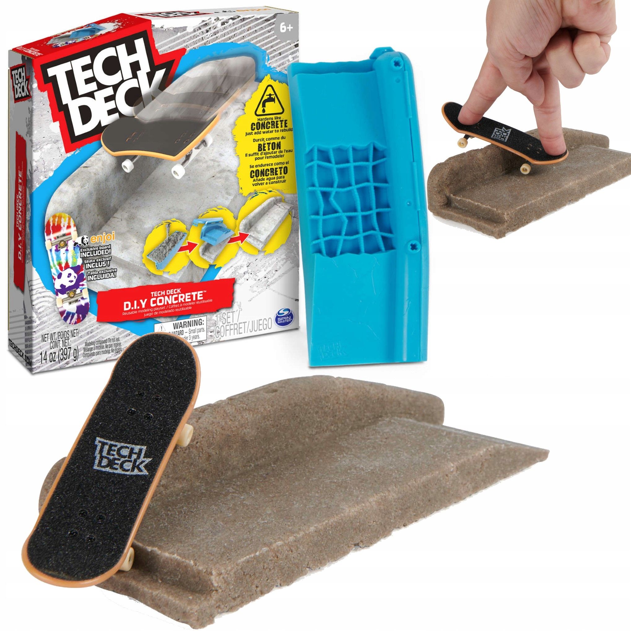  Fingerboard neón mega rampa skate park 2 skateboardy + karty tech deck