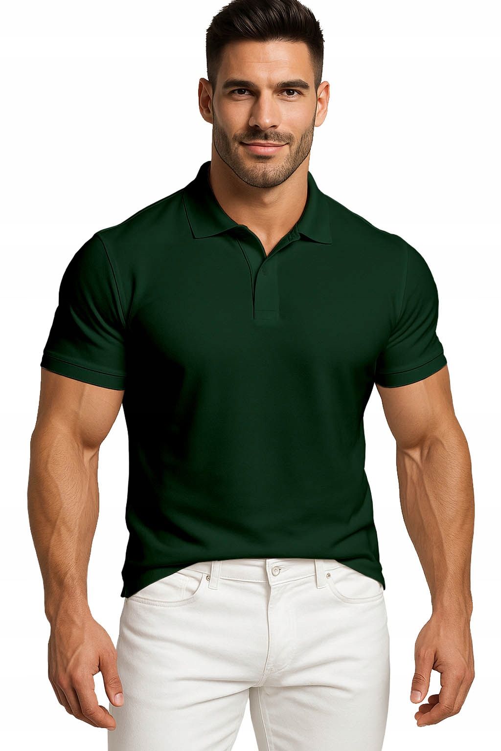  Men&#39;s polo shirts t-shirt elegant reinforcement cotton with collar m
